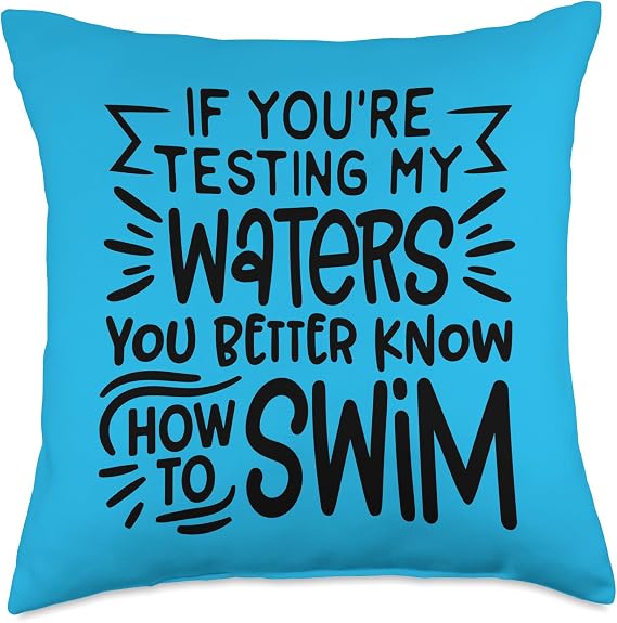 TESTING Throw Pillow