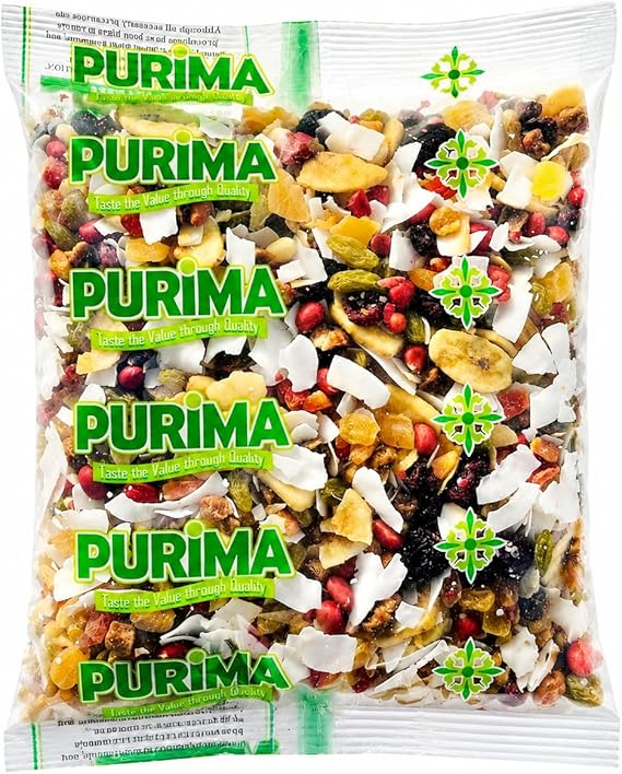 Tropical Mix 2kg – Mixed Dried Fruit & Peanuts Exotic Dry Fruits Raisins Apricots Dates Cranberry Mango Banana Coconut Ready to Eat for Baking Snacking Eating Muesli Bulk Trail Snacks Breakfast Topper