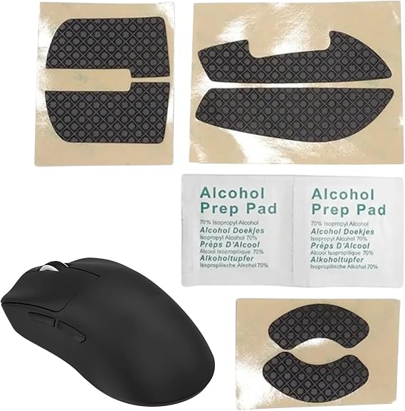Mouse Grip Tape, Non-Slip Gaming Mouse Grip Sticker with Cleaning Kit | Absorbs Sweat in Palm Electronic Products Accessories