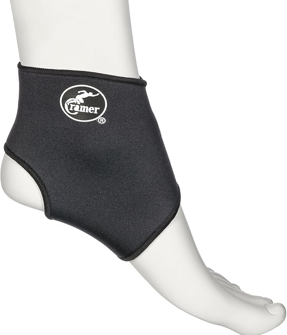 Cramer Neoprene Ankle Compression Sleeve, Best Ankle Support for Runners, Ankle Sprain, Walking, Gentle Compression & Recovery Sleeves for Foot Pain, Arthritis & Tendonitis Relief, Black