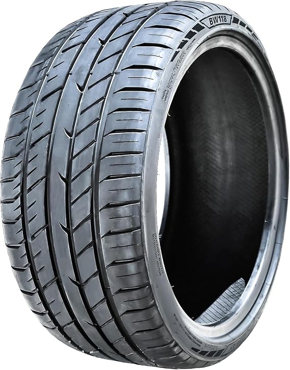 BW118 285/30ZR19 98W XL Summer High Performance Tire | Passenger High Performance Summer Traction 98W Rated Extra Load Radial Construction Black Sidewall Tire