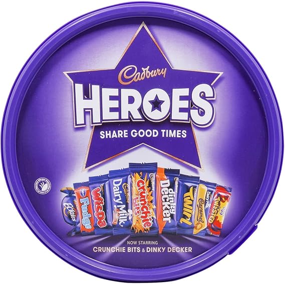 Cadbury Heroes Chocolate Tub, 660 g