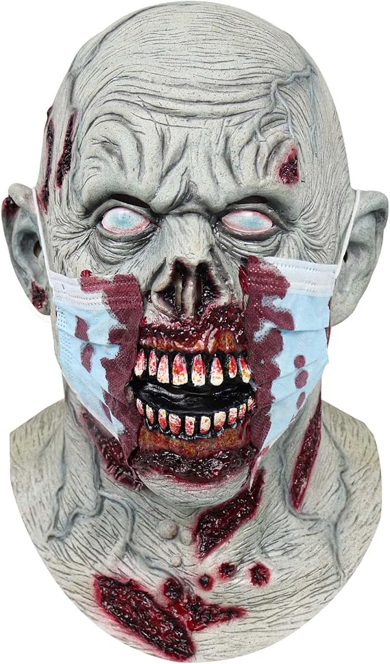 Mask Supervillain von Dodfsfm Helmet Silver Skull Mask Halloween Costume Cosplay Accessories