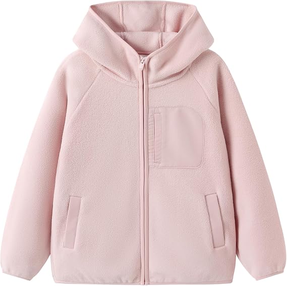Balabala Toddler Kids Winter Hoodie, Fleece, Full Zip, Warm, Cozy
