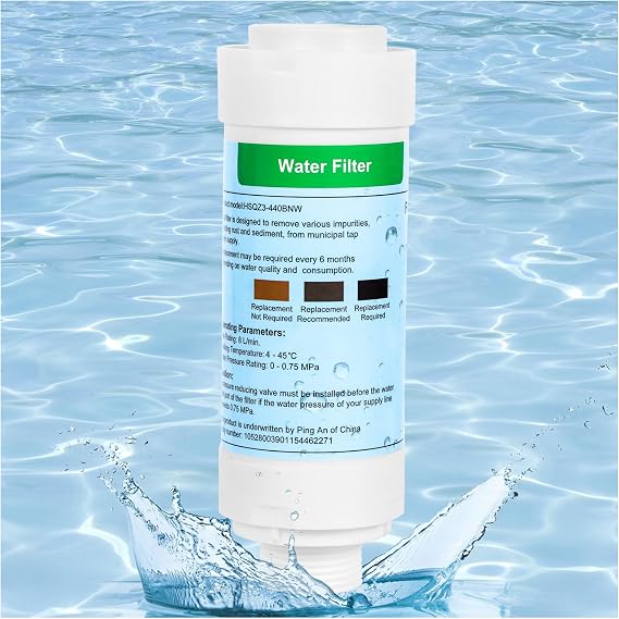 Sanimove Smart Toilet Bidet 4-in-1 Filtration Water Filter,Premium Carbon Water Filtration System for Electric Bidet Toilet Seats
