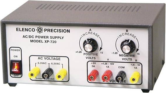 Elenco AC/DC Triple Output Power Supply Kit