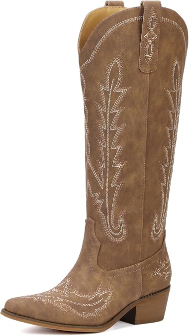 Cowgirl Boots Women Knee High Western Cowboy Boot