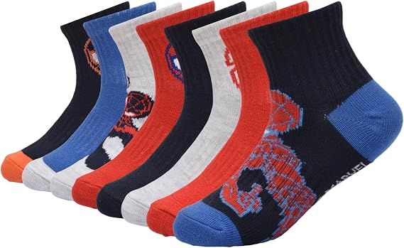 Spiderman Boys' 8pk Spiderman Webs Quarter