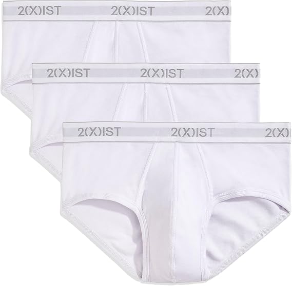 2(X) IST Men's Essential Cotton Contour Pouch Brief 3-pack Underwear (pack of 3)