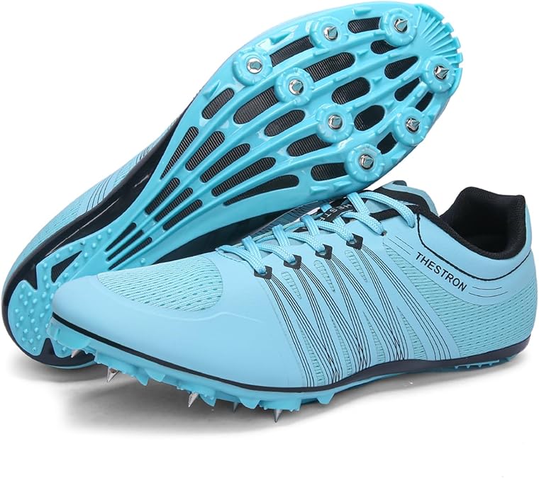 Track and Field Shoes Men Women Kids Spikes Sneakers Track Race Jumping Sneakers Girls Professional Running Nail Spikes Shoes Boys
