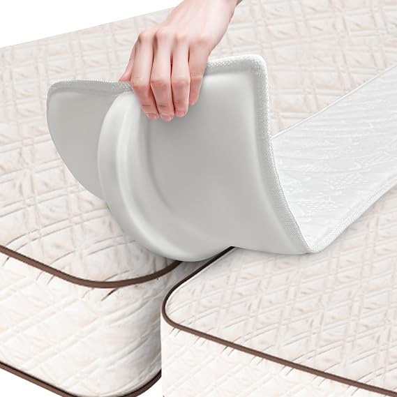 Asatdd Bed Bridge Twin Size to King Size Bed | Waterproof Bed Split Filler, Twin Size to King Size Bed Converter, 75" x 12"