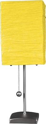 Red Lantern 17 Yoko Table Lamp, Yellow