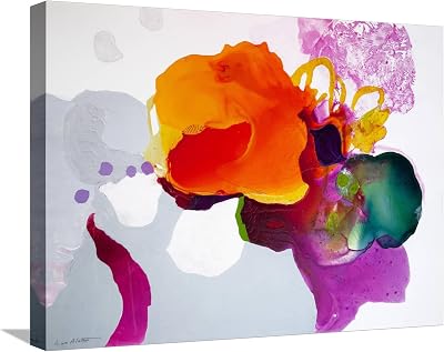 AllPosters Stretched Canvas Print Like a Moth to a Bloom by Lina Alattar, 24x18