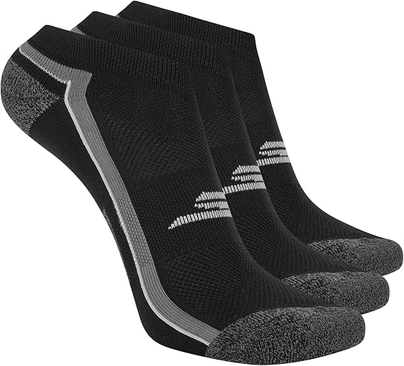Skechers Men's 3-pack Performance Golf Low Cut Socks, Odor Control & Mesh Ventilation