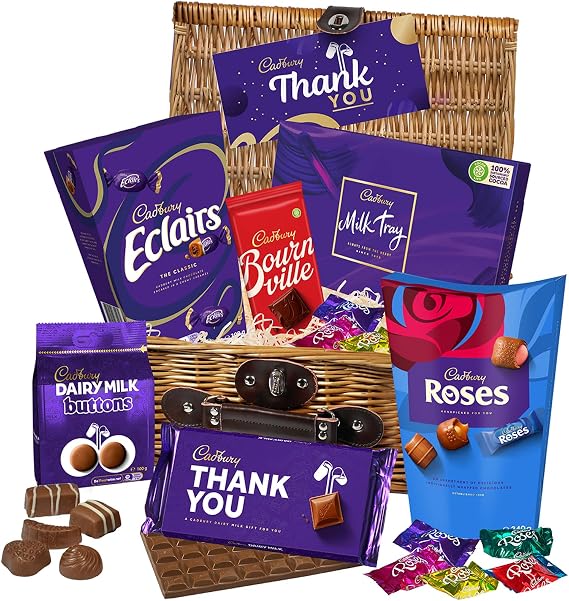 Cadbury "Thank You" Chocolate Gift Hamper Basket