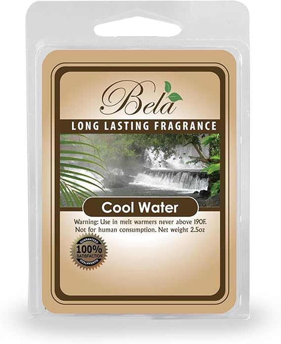 Bela BWM-19 Cool Water Wax Melts / Tarts / Cubes - 2.5 oz
