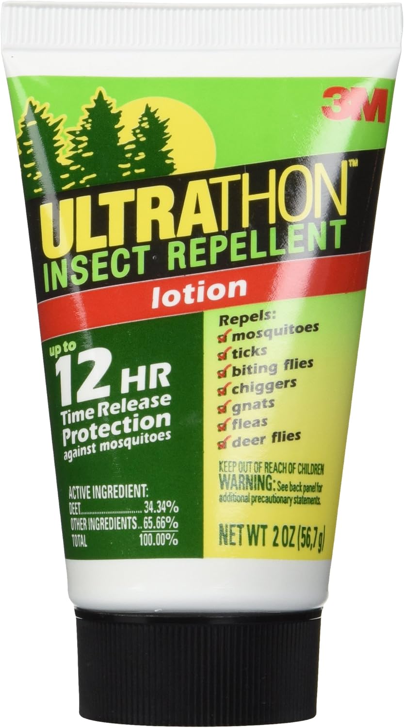 3M Ultrathon Insect Repellent Lotion – Repels Mosquitoes Ticks and More – 2 oz Pack of 3