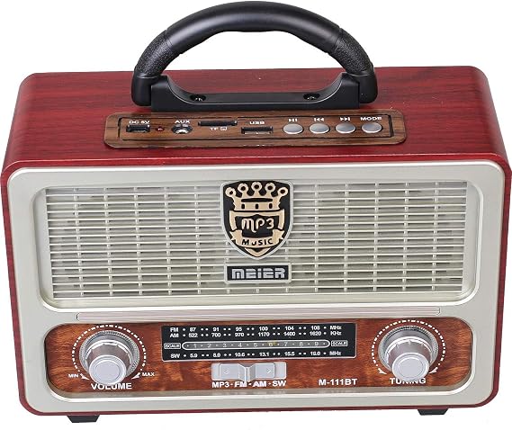 Meier M-111BT Bluetooth USB SD Nostaljik FM/AM Radyo