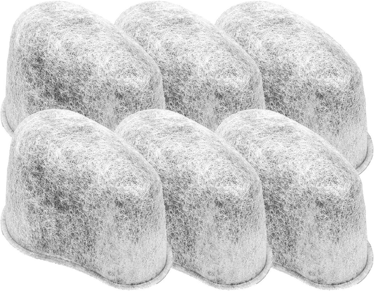 Blendin F47200 Charcoal Water Filters Compatible with Krups Coffeemakers, 6 Pack