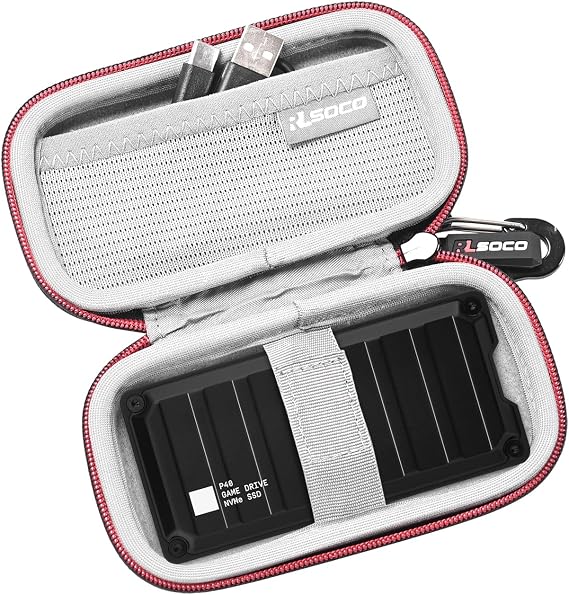 RLSOCO Carrying Case for WD BLACK P40 2TB/1TB/500GB Game Drive SSD