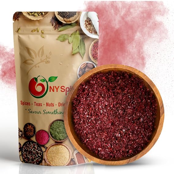 NY SPICE SHOP Sumac Spice Powder Turkish Seasoning - Ground Sumac Berries Ground - Tangy & Citrusy Middle Eastern Spices - Traditional Purple Seasonings for Cooking 1 Pound
