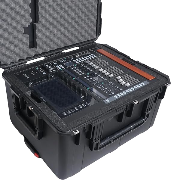 Case Club Wheeled Waterproof Case Fits Behringer WING Compact Mixer