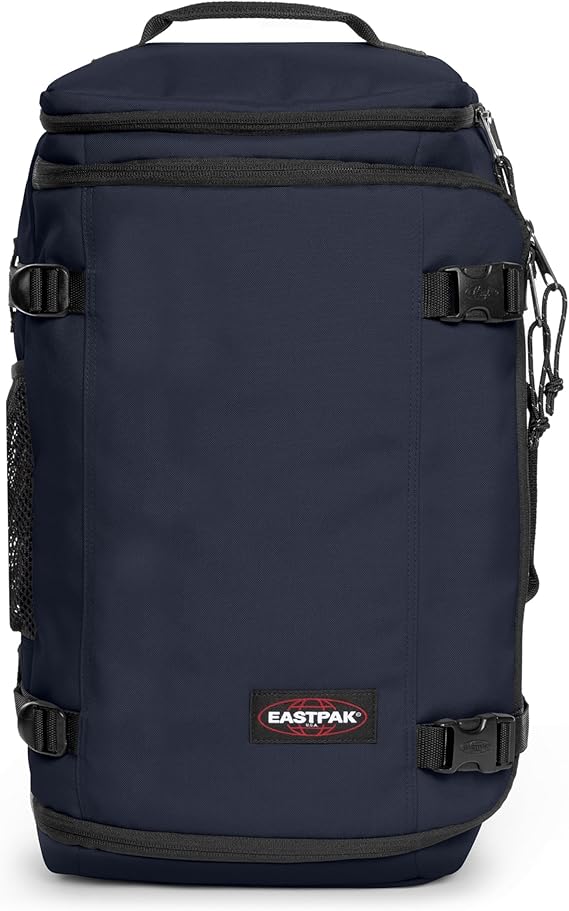 EASTPAK Carry Pack Convertible Duffel & Backpack, 30L Cabin-Size Travel Bag, Laptop Sleeve, Water Bottle Holder, Multiple Pockets, Ultra Marine