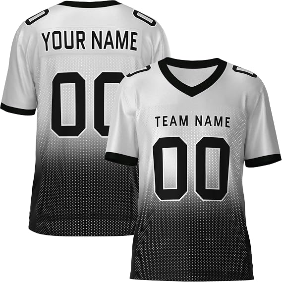 Custom Football Jersey Stitched/Printed Number Letters,Personanlized Sports Jerseys for Men/Women/Youth/Preschool