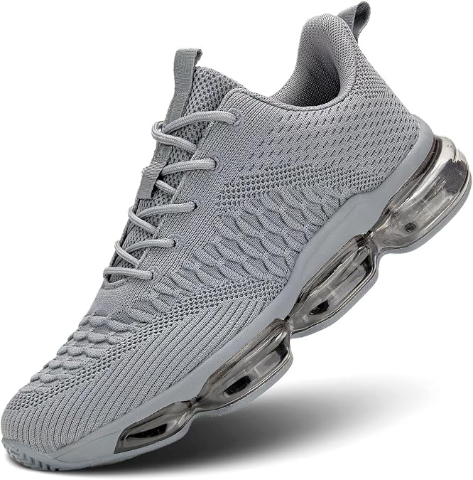 Mens Trainers Air Cushion Running Fashion Shoes Casual Breathable Walking Tennis Gym Athletic Sports Sneakers Zapatos