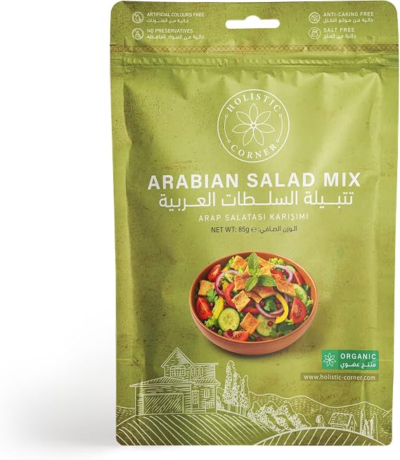 Holistic Corner Organik Arap Salatası Karışımı, Hazır Baharat Karışımı, 85g