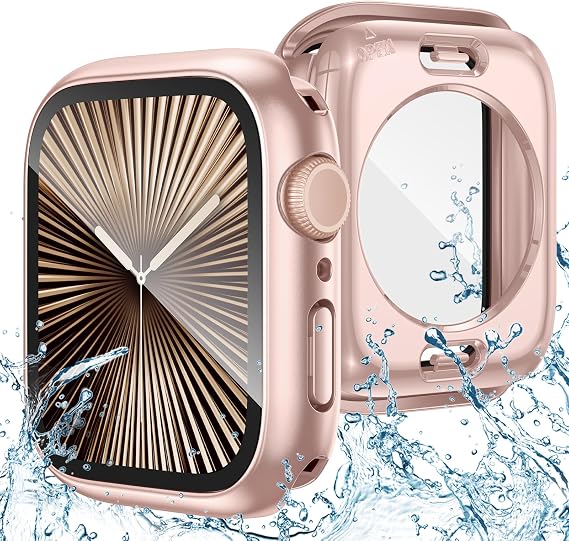 Goton Water-Resistant 42mm Case with Glass for Apple Watch Series 11/10
