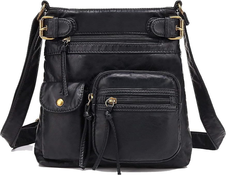 Scarleton Crossbody Bags for Women Purses and Handbags Multi Pocket Shoulder Bag Faux Leather Small, H1833