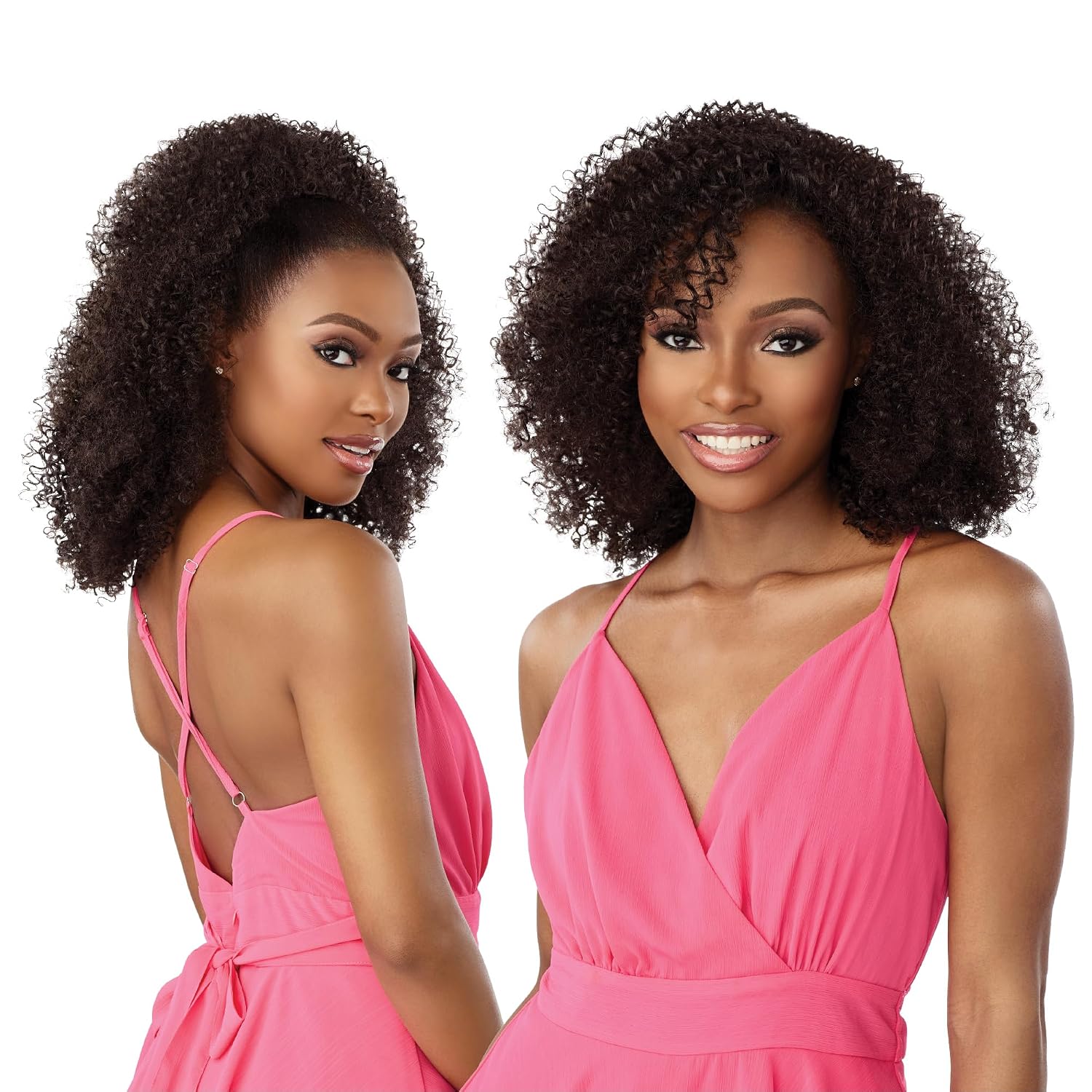 Sensationnel Instant Weave Half Wig - 22 Synthetic Blendwig Adjustable Drawstring for Seamless Hair Blending TH2COPPER