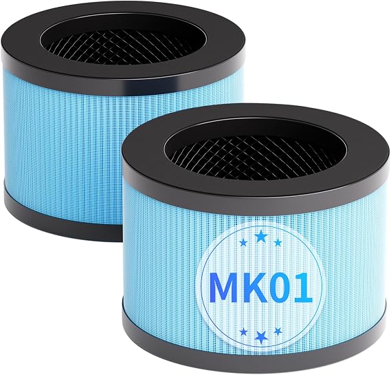 MK06 MK01 True HEPA Replacement Filter, Standard Version, 2 Pack
