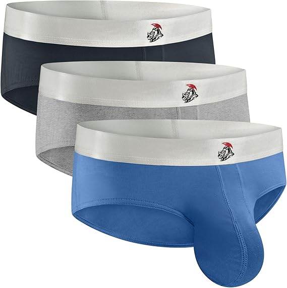 RM Real Men Men's Real Men Boxershorts Modal Pouch D 3er Pack Boxer Briefs (pack of 3)