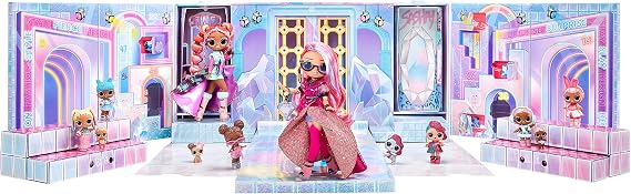 L.O.L. Surprise! Fashion Show Mega Runway-12 Exclusive Dolls with 80 Surprises, 1500+ Mix & Match Looks, OMG Fashion & Collectible Dolls, Holiday Toy Playset, Great Gift for Kids Girls Ages 4 5 6+