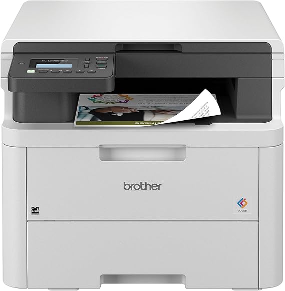 Brother HL-L3300CDW Wireless Digital Color Multi-Function Printer with Laser Quality Output, Copy & Scan, Duplex, Mobile | Includes 2 Month Refresh Subscription Trial 1, Works with Alexa