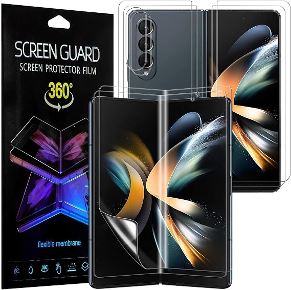 ZCDAYE 2 Sets Screen Protector for Samsung Galaxy Z Fold 7, HD Clear Soft Protective Film with Installation Tool Anti-Scratch Phone Films for Samsung Z Fold 7, 2 Pack