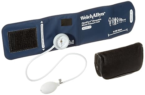 Welch Allyn DS44-11C Gauge with Durable One Piece Cuff and Case, Adult