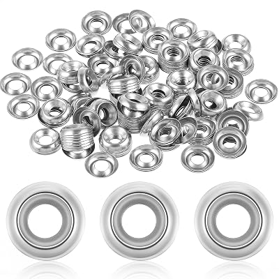 200 Qty #8 Countersunk Finish Washers 304 Stainless Steel Finishing Washers Cup, Silver