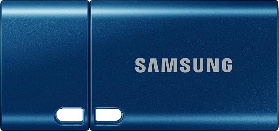 Samsung USB Flash Drive USB C 512GB 400MB/s Read 110MB/s Write USB 3.2 Gen1 Flash Drive for Notebooks Tablets and Smartphones Blue MUF-512DA/APC