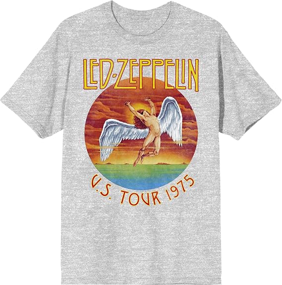 Led Zeppelin U.S. Tour 1975 T-Shirt - Vintage Rock Tee