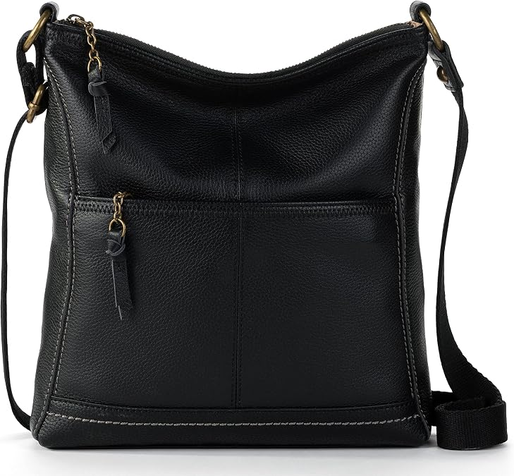 The Sak iris Leather Crossbody Purse - Women's Handbag for Everyday & Travel - Cross Body Bag With Zipper Closure