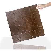 Tink 3 Boyutlu Duvar Paneli Kabartmalı Geometrik Yuvarlak Desenli Pvc 41x41 cm/ 6 Adet /1 m²