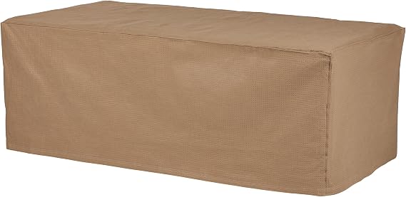 DUCKCOVERS Essential Water-Resistant 47 Inch Rectangular Coffee Table Cover, Outdoor Table Cover
