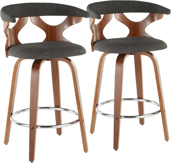 Gardenia Counter Stools for Kitchen Counter, Counter Height Chairs, Bar Stools Set of 2, Counter Height Chairs, Bar Stools for Kitchen Island