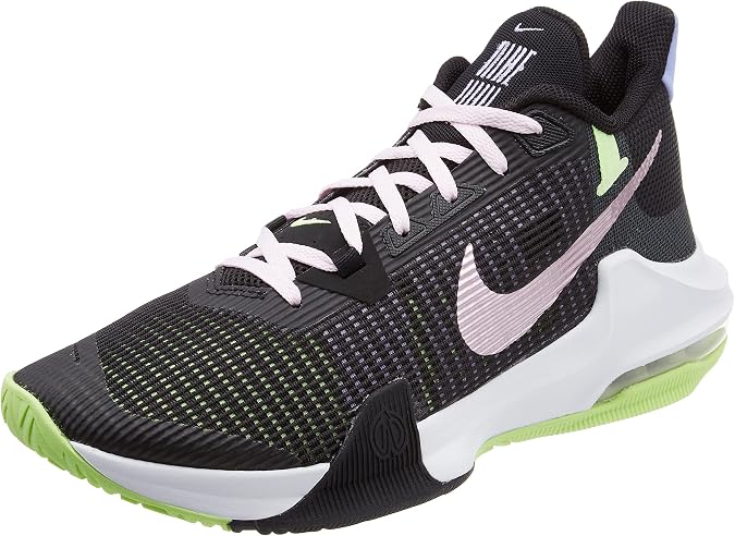 Nike Men's Air Max Impact 3 Basketball Black/Pink Foam/Ghost Green 8