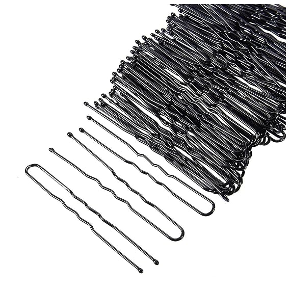 Juvale U-Shaped Hair Pins - Sleek Updo Hairstyles & Hair Pins for Buns - Irritation-Free Wear & U-Shaped Fastener - 2 in, 540 Count, Pack of 1