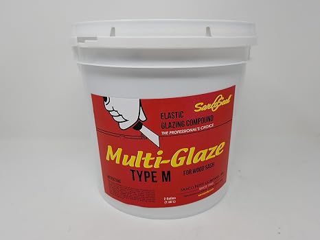 Sarco Multi Glaze Putty Type M 2 Gallons - Top Window Restoration Putty!