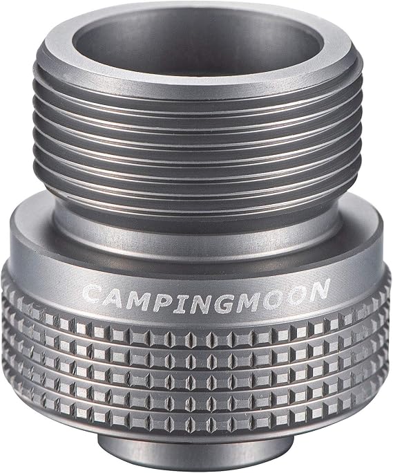 CAMPINGMOON Camping Grill Propane Gas Stove Adapter, Input: EN417 Lindal Valve Canister, Output: Propane Gas Stove Z20